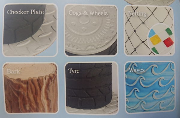 Cake Texture Mats Outdoor - Set of 6